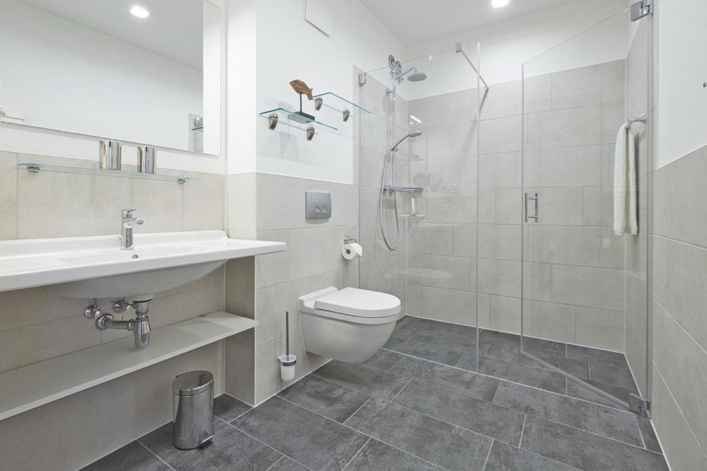 Aparthotel Waterkant Suites - Fewos Am Meer Mit Spa Börgerende-Rethwisch Quarto foto