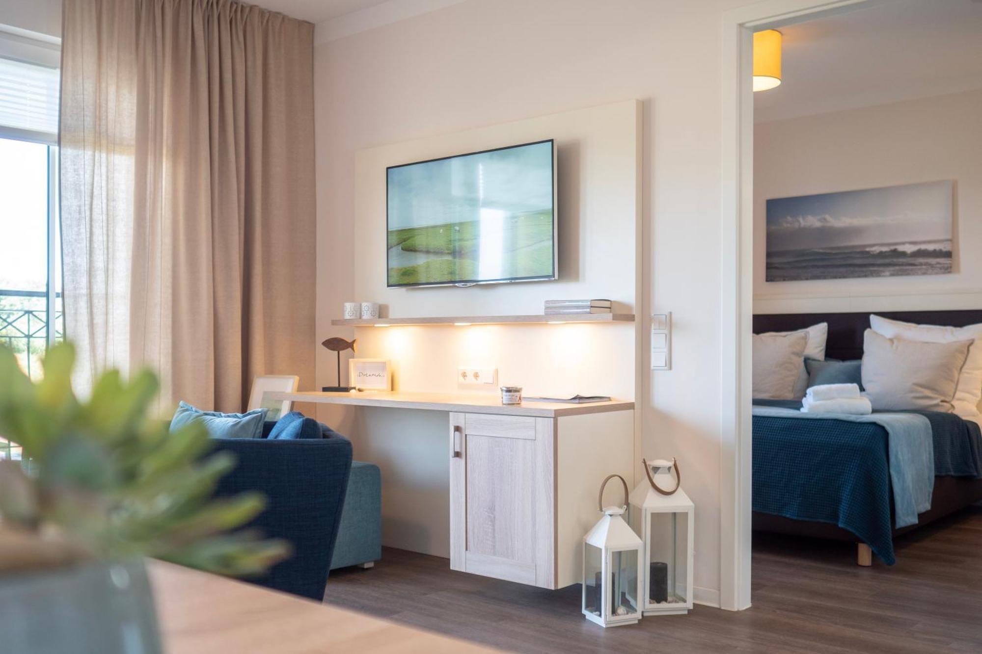 Aparthotel Waterkant Suites - Fewos Am Meer Mit Spa Börgerende-Rethwisch Quarto foto